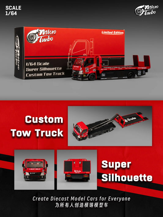 (Preorder) Microturbo 1:64 Custom Tow Truck - Super Silhouette